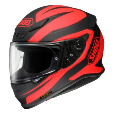 Shoei Rf-1200 Beacon Full-Face Motorcycle Helmet -LG Black/Red pictures
