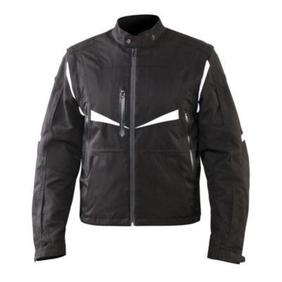 Bilt Climate Waterproof Textile Off-Road Motorcycle Jacket -LG Black/White pictures