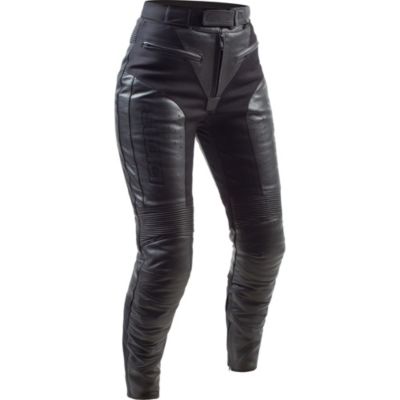 Sedici Women's Mona Leather Motorcycle Pants -8 Black pictures