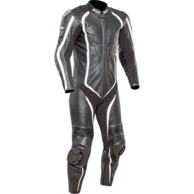 Bilt Predator One-Piece Perforated Leather Motorcycle Suit -46 Black pictures