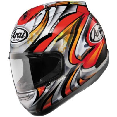 Arai Corsair V Nakagami Full-Face Motorcycle Helmet -XS Orange/ White pictures