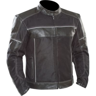 Sedici Alonso Leather/Mesh Hybrid Motorcycle Jacket -50 Black pictures