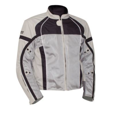 Sedici Arturo Mesh Motorcycle Jacket -3XL Silver/ Gray pictures