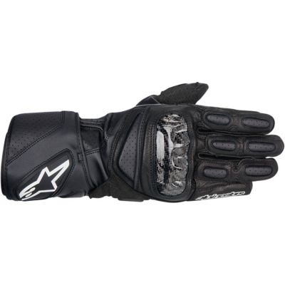 Alpinestars Sp-2 Leather Motorcycle Gloves -LG Black/White pictures