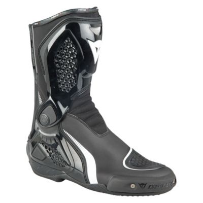 Dainese TR-Course Out Leather Motorcycle Boots -45 Black/White pictures