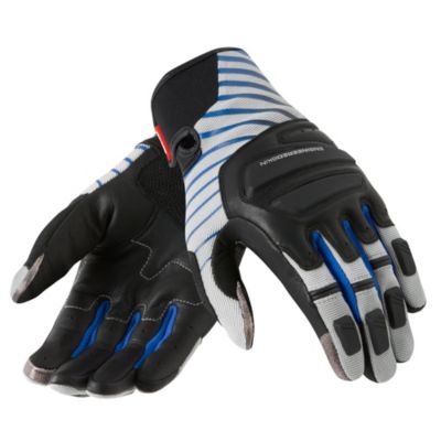 Rev'it! Neutron Leather Motorcycle Gloves -2XL Black/White pictures