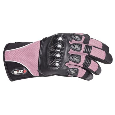 Bilt Women's Spirit Carbon Mesh Motorcycle Gloves -XL Black pictures