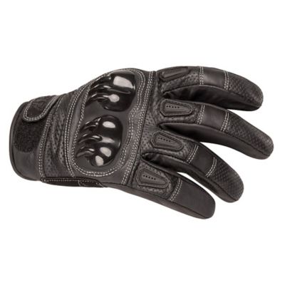 Bilt Women's Sprint Leather Motorcycle Gloves -XS Black pictures