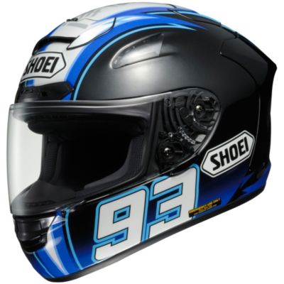 Shoei X-Twelve Montmelo Marquez Tc-2 Full-Face Motorcycle Helmet -SM Blue/ Black/ White pictures