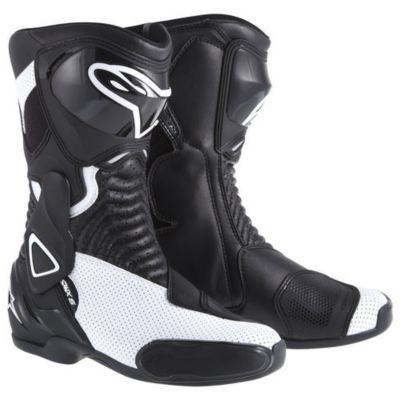 Alpinestars Women's S-Mx 6 Vented Motorcycle Boots -US 6/Euro 37 Black/White pictures