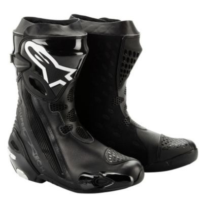 Alpinestars Supertech R Motorcycle Boots -Euro 47 Black pictures