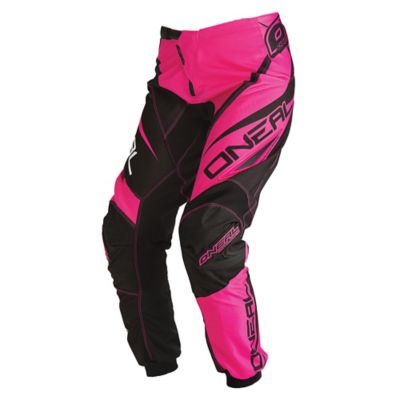O'neal 2015 Girl's Element Off-Road Motorcycle Pants -8/10 Black/Pink pictures