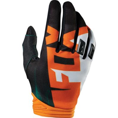 FOX 2015 Kid's Dirtpaw Vandal Off-Road Motorcycle Gloves -MD Green/Orange pictures