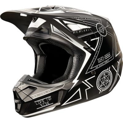 FOX 2015 V2 Priori Off-Road Motorcycle Helmet -XS Black pictures