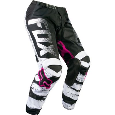 FOX 2015 Girl's Pee-Wee 180 Off-Road Motorcycle Pants -4 Black/Pink pictures