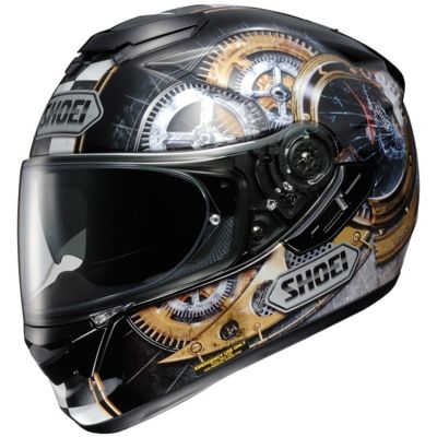 Shoei GT-Air Cog Full-Face Motorcycle Helmet -MD Gold/Black/Silver pictures
