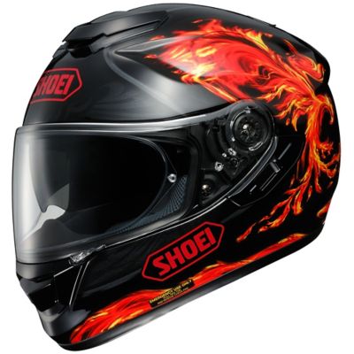 Shoei GT-Air Revive Full-Face Motorcycle Helmet -2XL Red/Black pictures