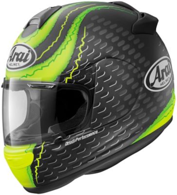 Arai Vector-2 Crutchlow Full-Face Motorcycle Helmet -LG Black/Green pictures