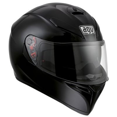 AGV K3 SV Solid Full-Face Motorcycle Helmet -SM Black pictures