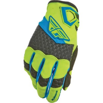 FLY Racing 2015 F-16 Off-Road Motorcycle Gloves -3XL Hi-Vis/Blue pictures