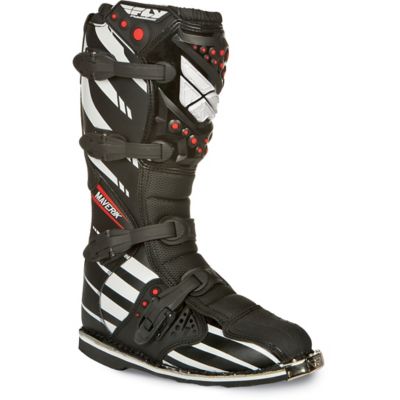 FLY Racing 2015 Maverik F4 Off-Road Motorcycle Boots -11 Black/White pictures