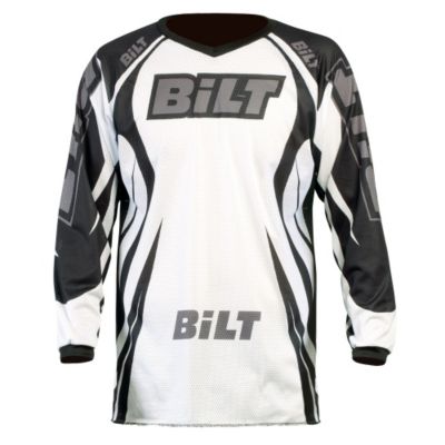 Bilt Kid's Free Flow Vented Closeout Off-Road Motorcycle Jersey -MD Gunmetal/ Black pictures