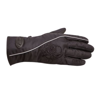 Bilt Women's Connie Waterproof Motorcycle Gloves -LG Black pictures