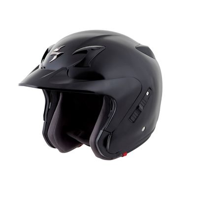 Scorpion Exo-Ct220 Open-Face Motorcycle Helmet -LG Black pictures