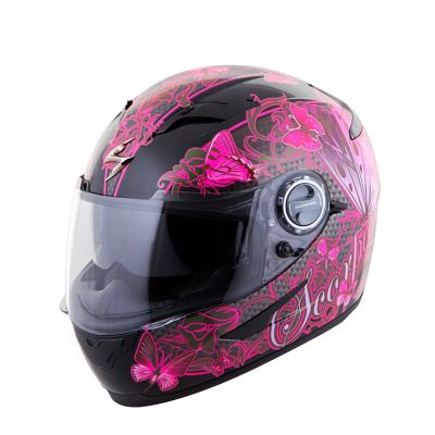 Scorpion Women's Exo-500 Mariposa Full-Face Motorcycle Helmet -LG Silver pictures