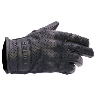 Sedici Women's Lucca Leather Motorcycle Gloves -SM Black pictures