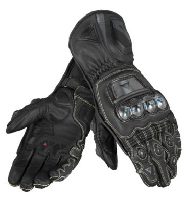 Dainese Full Metal D1 Leather Motorcycle Gloves -XS Black/Black pictures