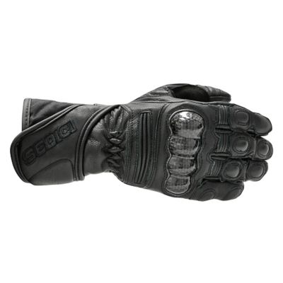 Sedici Women's Mona Leather Motorcycle Gloves -LG Black pictures