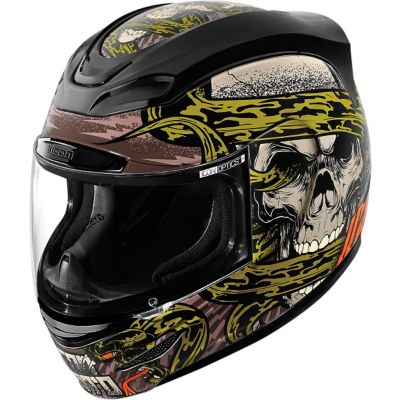 Icon Airmada Vitriol Full-Face Motorcycle Helmet -LG Black pictures