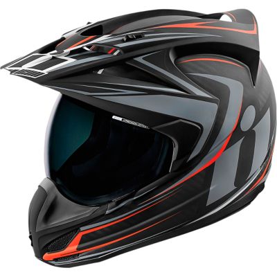 Icon Variant Raiden Carbon Dual-Sport Motorcycle Helmet -MD Black pictures