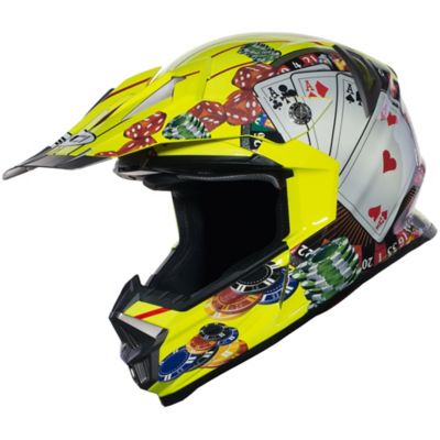 Sedici Fuori Azzardo Off-Road Motorcycle Helmet -MD Fuorescent Orange pictures