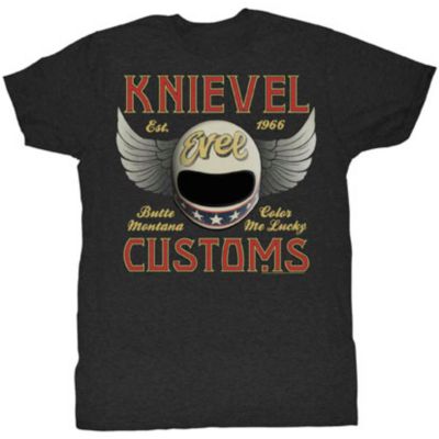 Evel Knievel Customs Tee -2XL Black pictures