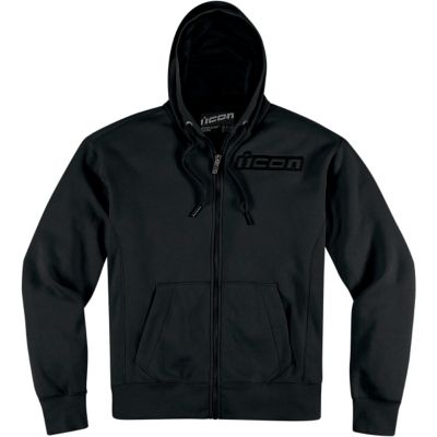 Icon Upper Slant Hoody -MD Black pictures