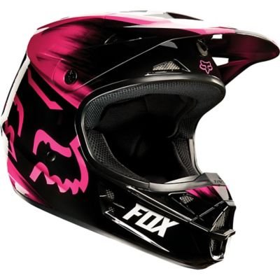 FOX 2015 Women's V1 Vandal Off-Road Motorcycle Helmet -XL Pink pictures