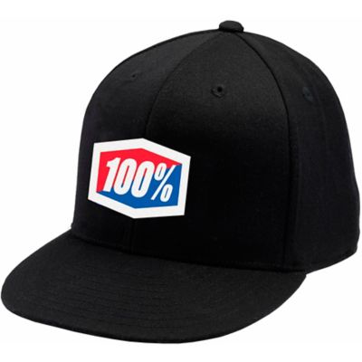 100% Icon Hat -SM/MD Black pictures