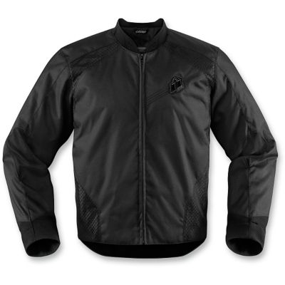 Icon Overlord Stealth Textile Motorcycle Jacket -SM Stealth pictures