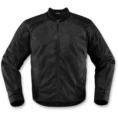 Icon Overlord Textile Motorcycle Jacket -LG Black pictures