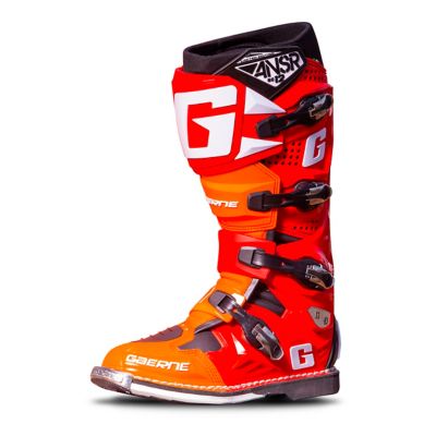 Gaerne Ansr Sg12 Off-Road Motorcycle Boots -8 Orange/Red pictures