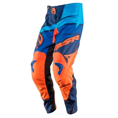 MSR 2015 Axxis Off-Road Motorcycle Pants -34 Blue/Green/Yellow pictures
