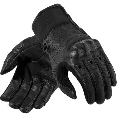 Rev'it! Bomber Leather Motorcycle Gloves -LG Black pictures