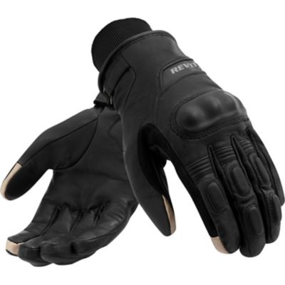 Rev'it! Boxxer Waterproof Leather Motorcycle Gloves -MD Black pictures