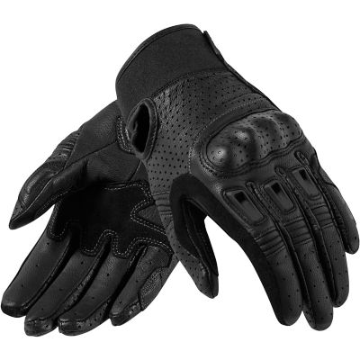 Rev'it! Women's Bomber Leather Motorcycle Gloves -LG Black pictures