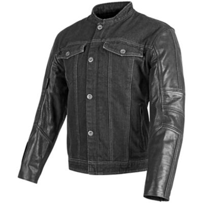Speed AND Strength Band Of Brothers Leather and Textile Motorcycle Jacket -3XL Black pictures