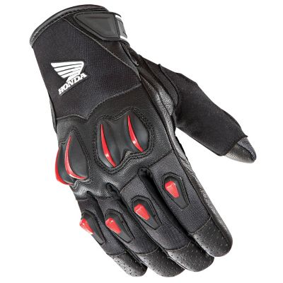 JOE Rocket Cyntek Honda Leather-Textile Motorcycle Gloves -MD Black/Red pictures