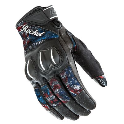 JOE Rocket Women's Cyntek Leather-Textile Motorcycle Gloves -LG Black pictures