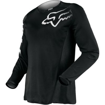 FOX Blackout Off-Road Motorcycle Jersey -LG Black pictures